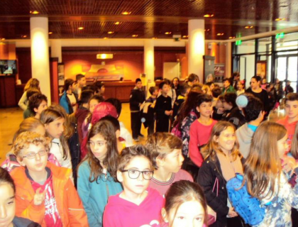 Τα παιδιά της Ε τάξης συναντούν την "Οικογένεια Νώε"