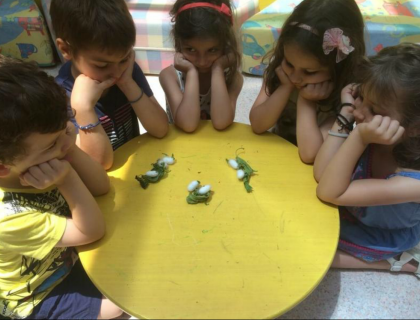 Και να η πρώτη μεταξένια πεταλούδα μας!