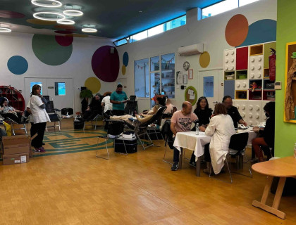 Ευχαριστήριο για τη συμμετοχή στην εθελοντική αιμοδοσία