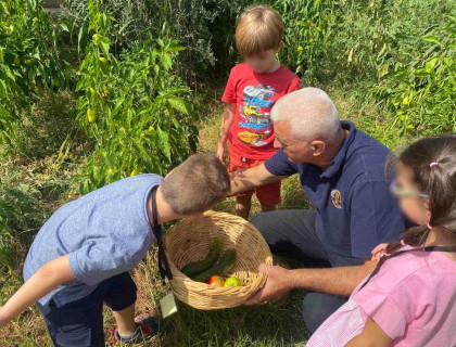 Έφτασε η ώρα της συγκομιδής για τον λαχανόκηπό μας