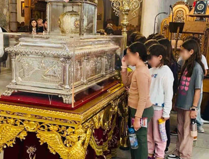 Στον Ιερό Ναό του Αγίου Δημητρίου