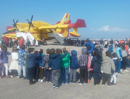 Στο αεροδρόμιο με τους μελλοντικούς πιλότους!