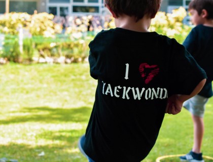 Τaekwondo... στην αυλή!