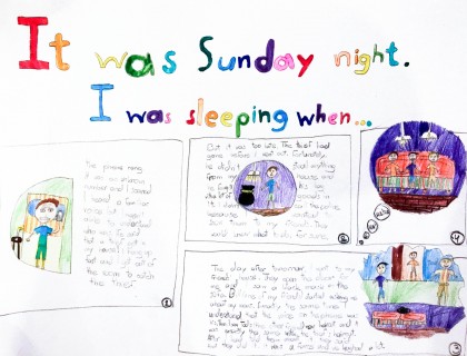 "It was Sunday night. I was sleeping when..."