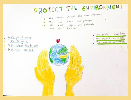 Let's protect the environment together!