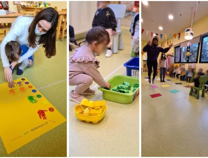 Mαθαίνουμε για τα ζωάκια και τα χρώματα!