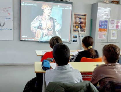 Η Ε΄ Τάξη μας τίμησε την εθνική μας επέτειο!