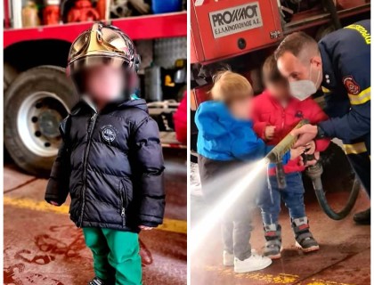 Πυροσβέστες εν δράσει!