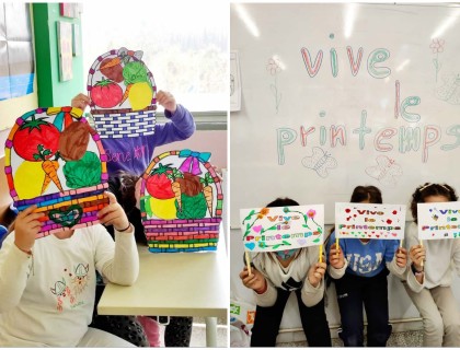 Τα παιδιά μας του τμήματος Γαλλικών μας υποδέχονται την άνοιξη!