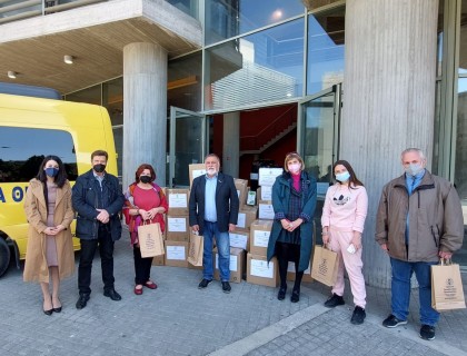 Τα πακέτα ανθρωπιστικής βοήθειας για την Ουκρανία παραδόθηκαν στον Δήμο Θεσσαλονίκης!