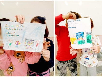 Ενημερωτικές αφίσες για… την έναρξη δανειστικής βιβλιοθήκης της τάξης μας!