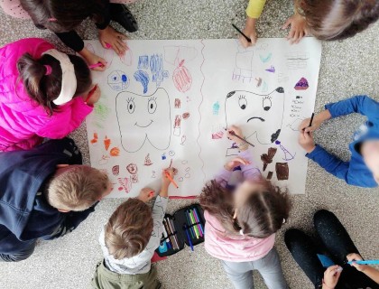 Τα πρωτάκια μας μαθαίνουν για την υγιεινή των δοντιών τους!