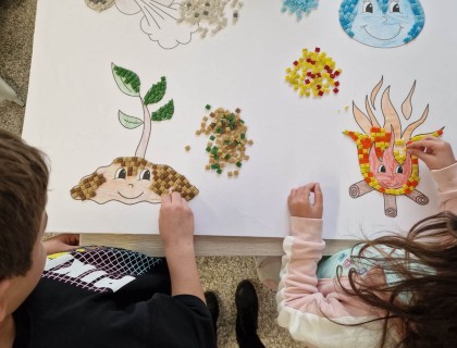 Τα τέσσερα στοιχεία της φύσης... εικαστικά!