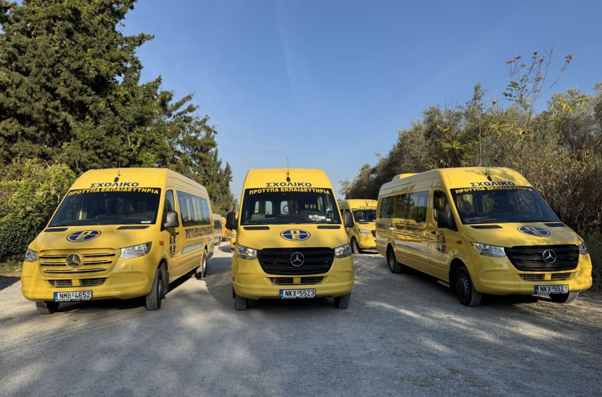 Νέα σχολικά λεωφορεία για τη φετινή χρονιά!