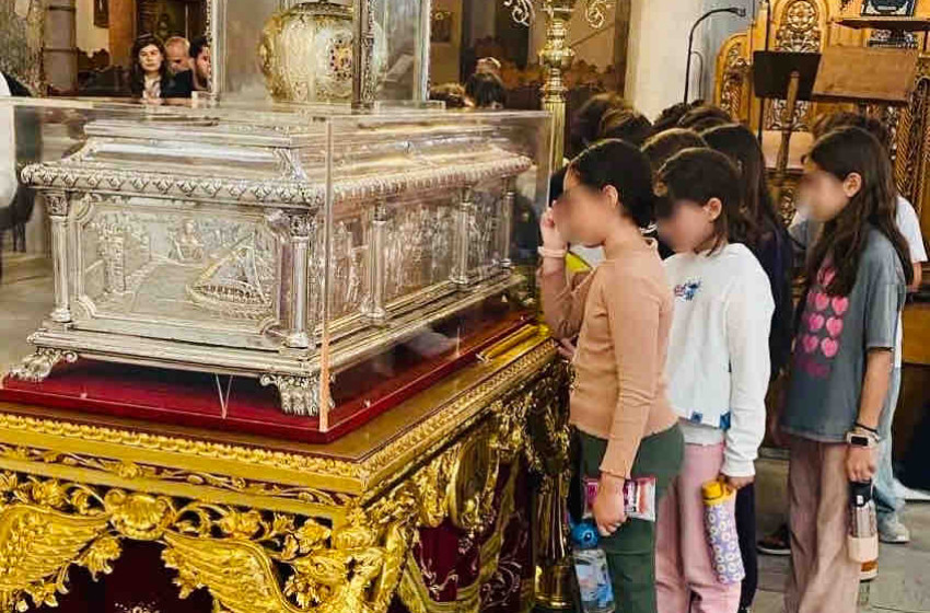 Στον Ιερό Ναό του Αγίου Δημητρίου