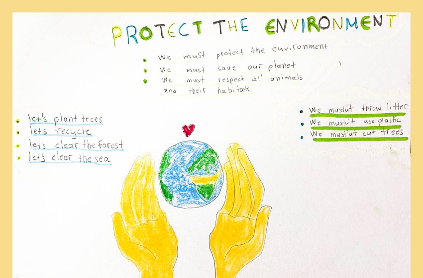 Let's protect the environment together!