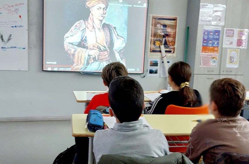 Η Ε΄ Τάξη μας τίμησε την εθνική μας επέτειο!