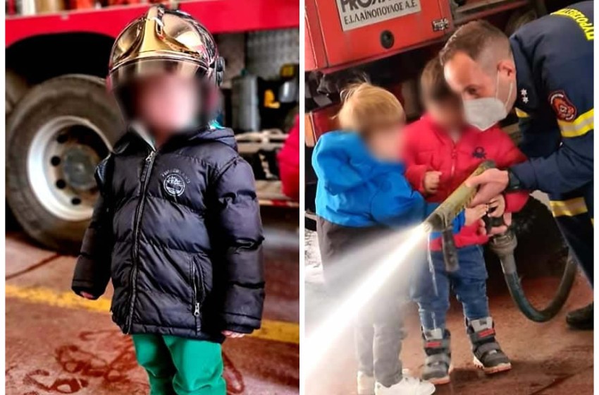 Πυροσβέστες εν δράσει!