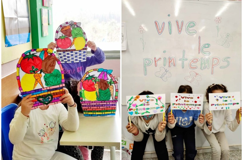 Τα παιδιά μας του τμήματος Γαλλικών μας υποδέχονται την άνοιξη!