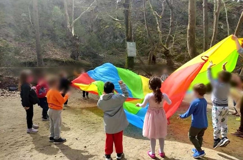 Τα προνηπιάκια μας επισκέπτονται τη φύση!