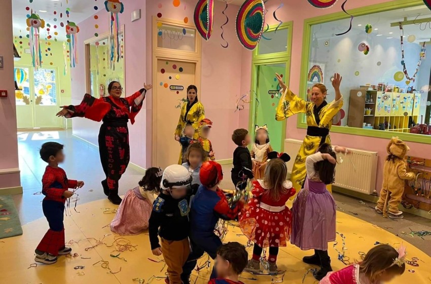 Αποκριάτικη η ατμόσφαιρα στον Παιδικό Σταθμό μας!
