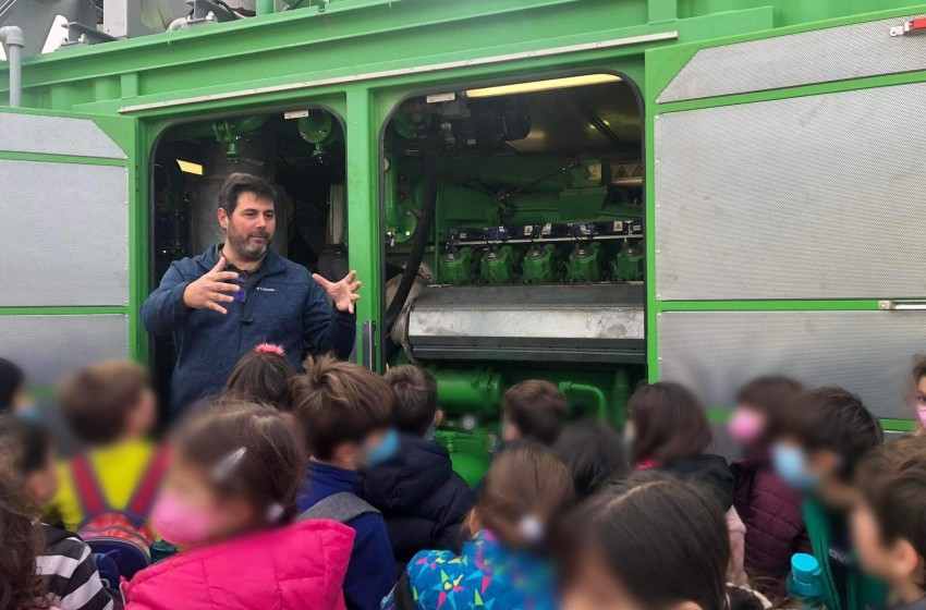 Η Β΄ τάξη μας επισκέπτεται τον σταθμό Ηλεκτροπαραγωγής της ΗΛΕΚΤΩΡ Α.Ε στον ΧΥΤΑ!