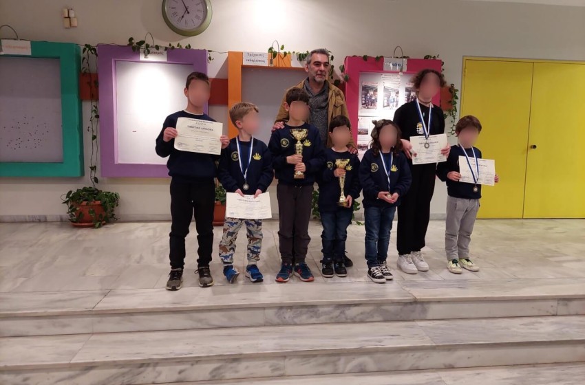 Πρωταθλητές για ακόμη μία φορά οι μικροί μας σκακιστές!