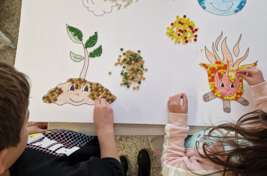 Τα τέσσερα στοιχεία της φύσης... εικαστικά!